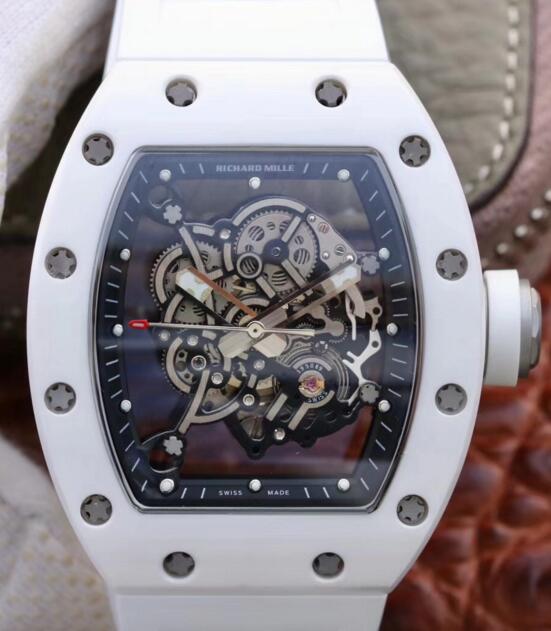 Review Richard Mille Rm055 White Ceramic and Titanium watches prices - Click Image to Close